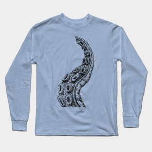 Cthulhu Octopus Tentacle Illustration Under the Deep Sea Long Sleeve T-Shirt